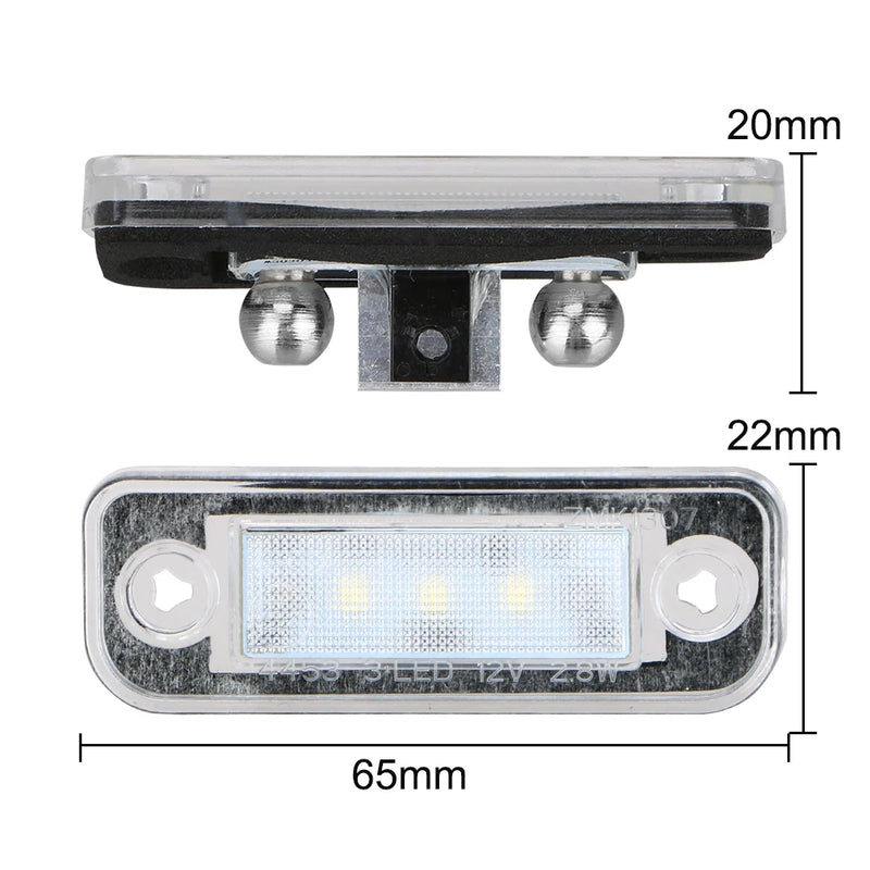 12v para mercedes benz w203 w211 c219 cls slk led luzes traseiras lâmpada de sinal traseira luzes da placa de licença do carro acessórios automotivos