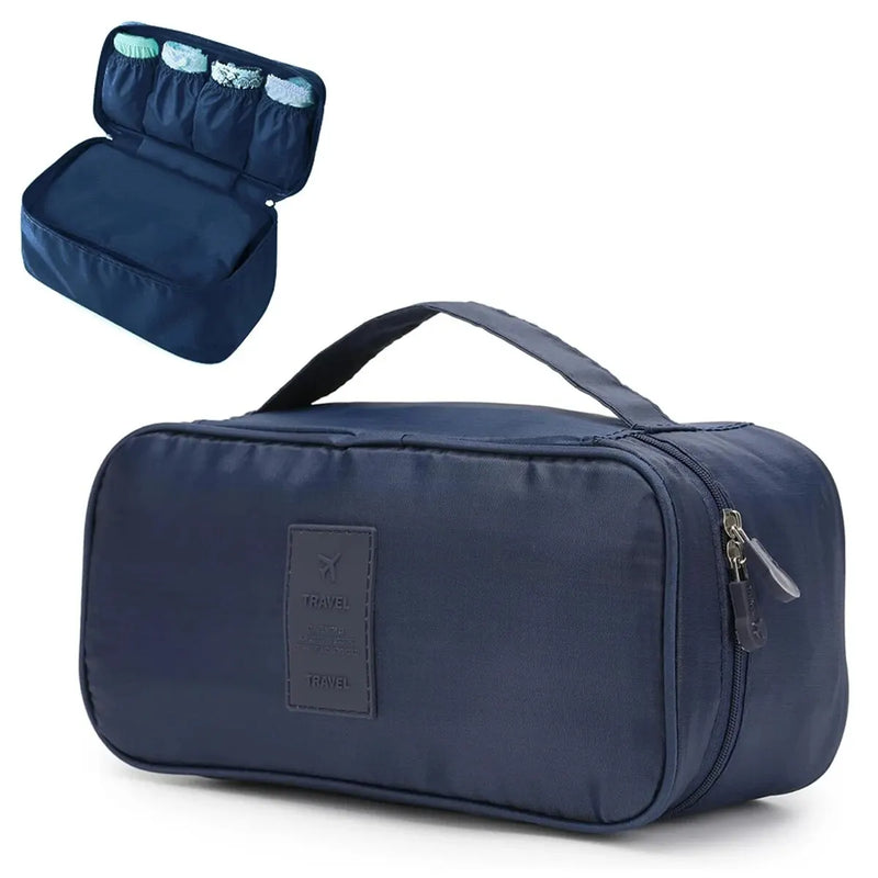 Bolsa portátil simples para guardar roupas íntimas